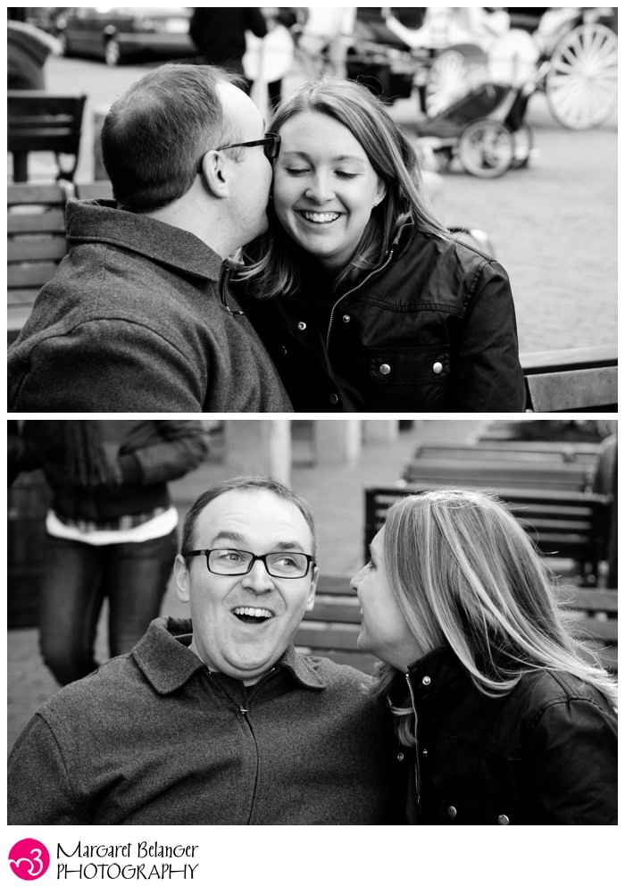 Boston Engagement Session in Fanueil Hall Marketplace