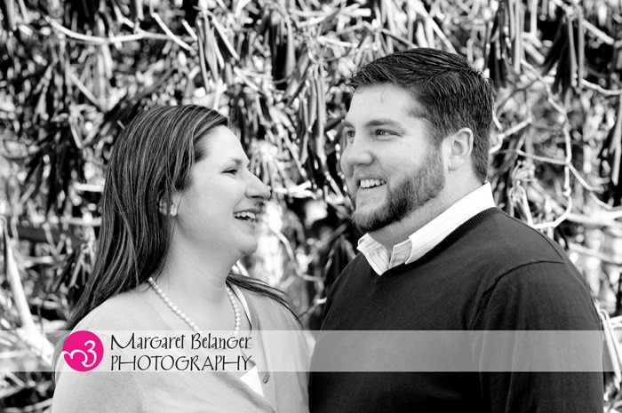 Engagement session at home in Winchester, MA