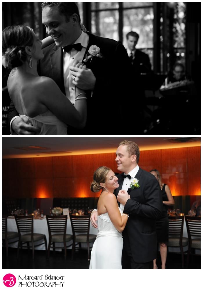 Bride and groom's first dance, Bryant Park Grill wedding reception, NYC