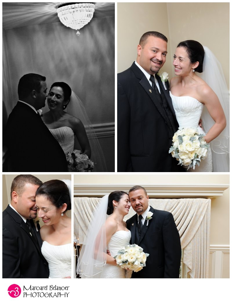 Portraits of the bride and groom, Topsfield Commons