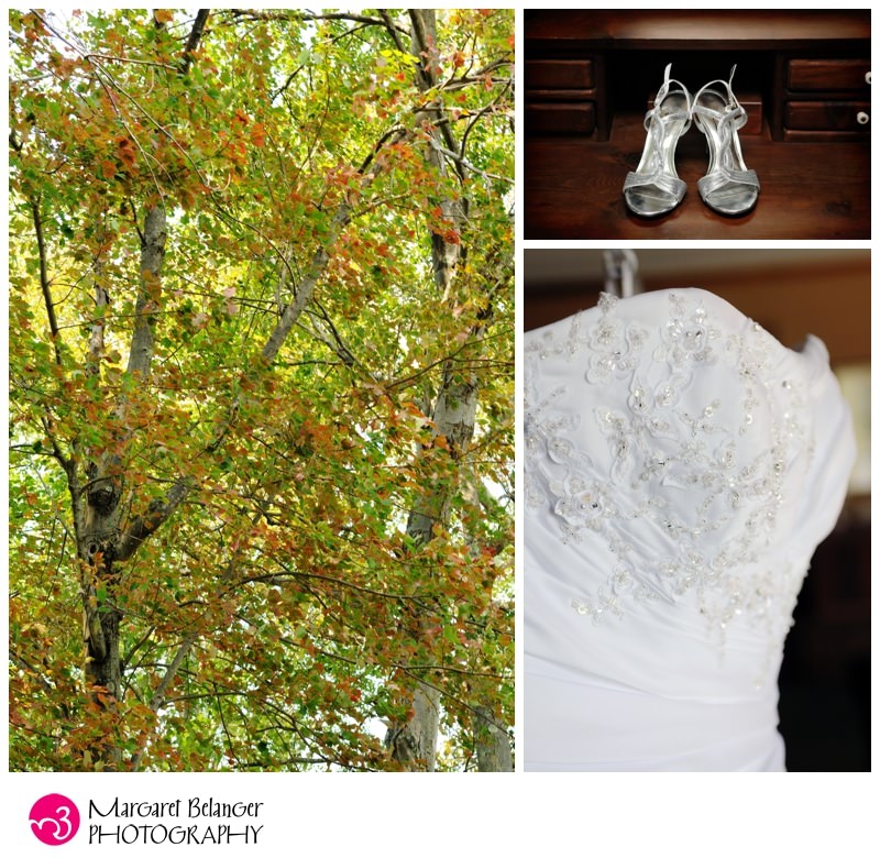 Sturbridge Host Hotel Wedding, wedding dress and shoes