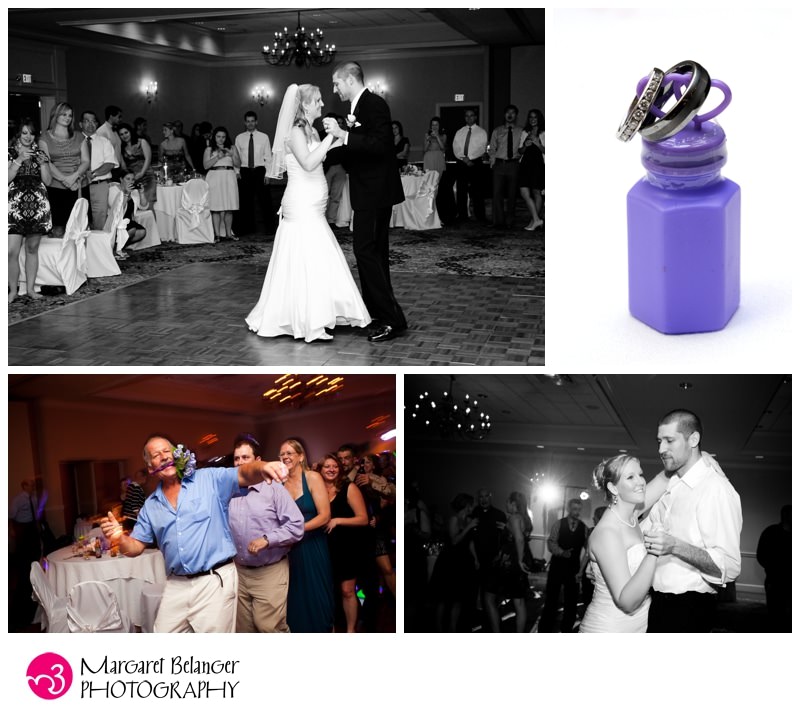 Sturbridge Host Hotel wedding, reception dancing and wedding rings