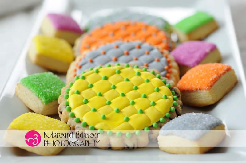 Quilted cookies made by Iced, A Cookie Company, Boston