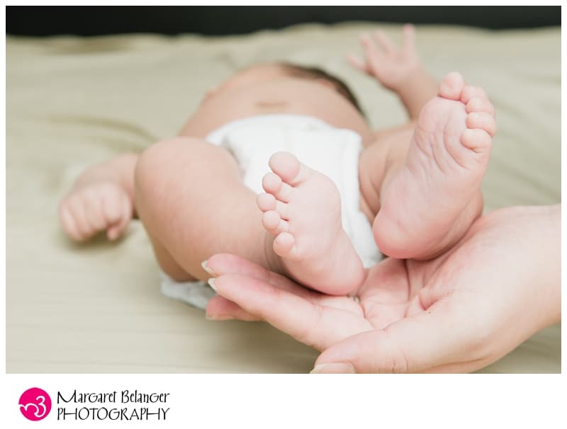 Baby Maksen's feet, newborn photography