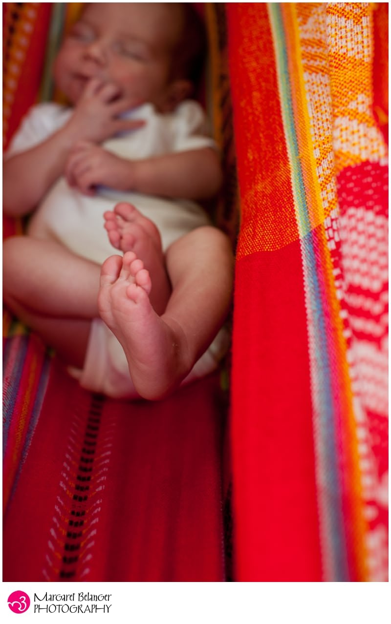 Detail shot of Baby C's feet, Boston newborn session