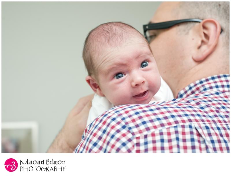Baby C and her dad, Boston newborn photography