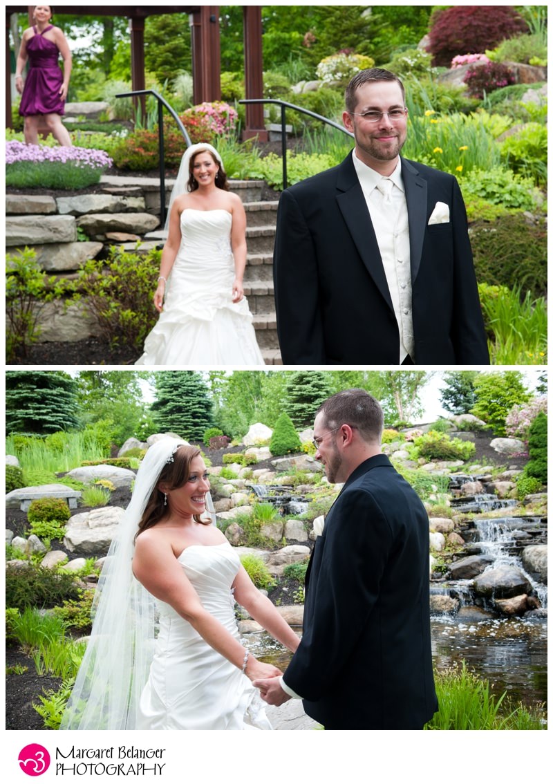 Atkinson Resort and Country Club wedding, bride and groom's first look