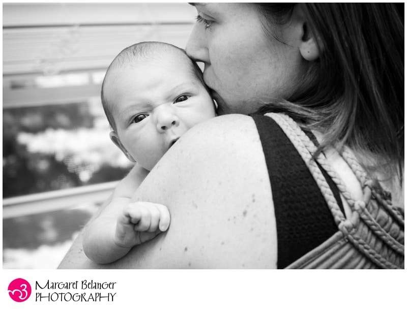 Baby C and mom, Boston newborn photography