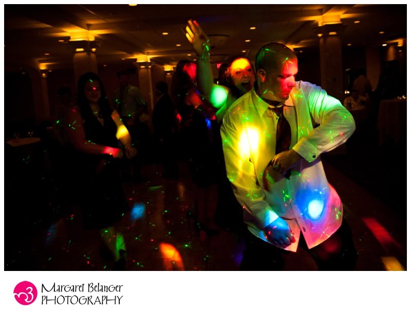 Wedding guest dancing at the Atkinson Resort and Country Club, NH