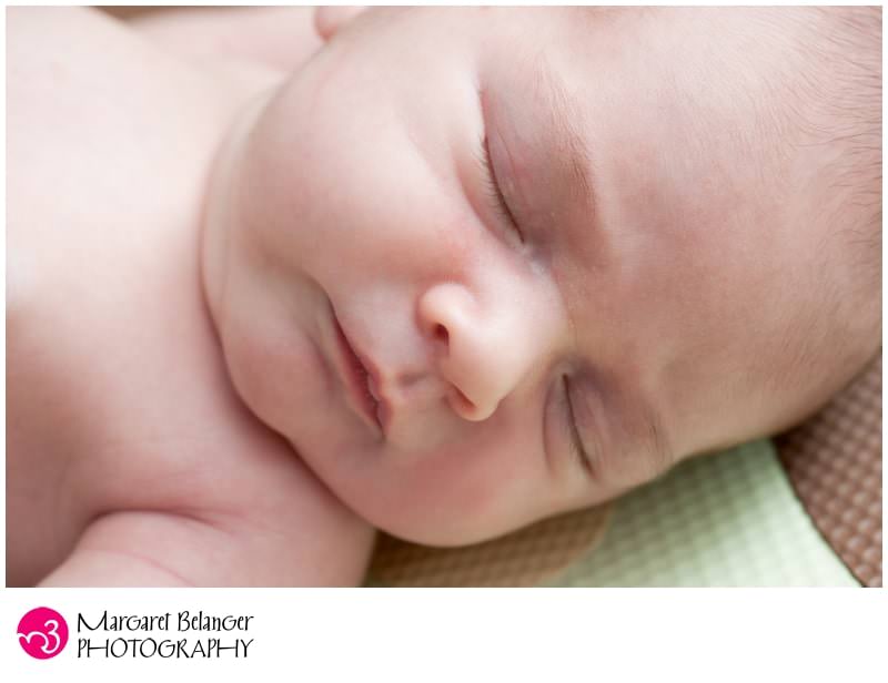 Boston newborn photography, Baby C's close-up