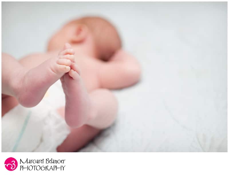 Woburn newborn photography, baby feet, Boston