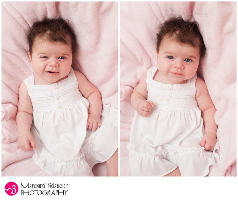 Boston newborn session, baby girl portraits