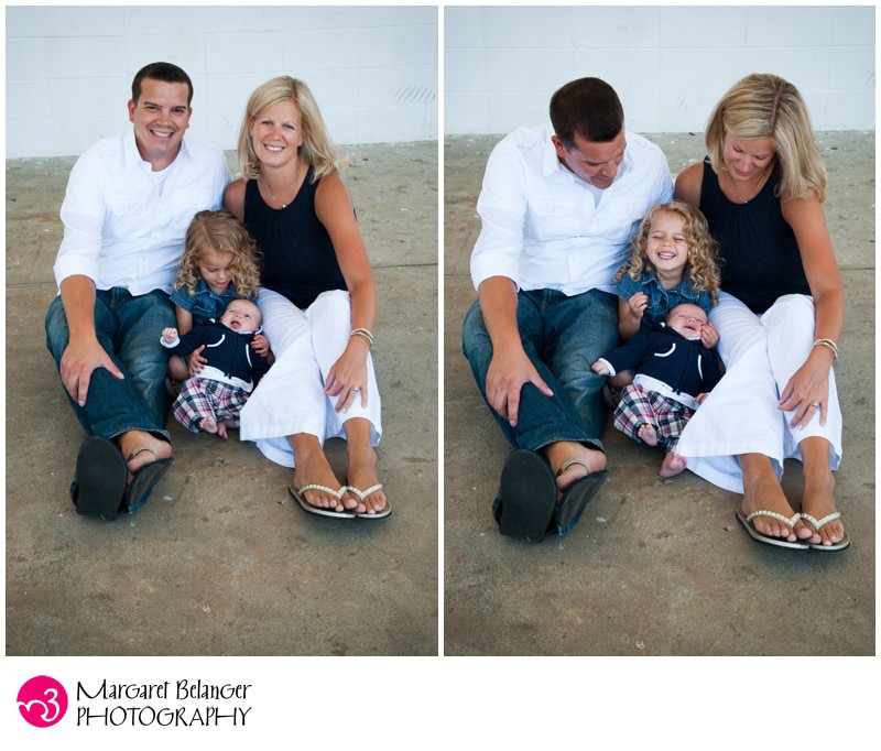 Family photos of the Fritts' at Lynch Park