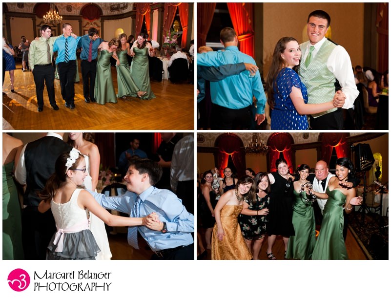 Guests dancing at a Providence Biltmore wedding reception
