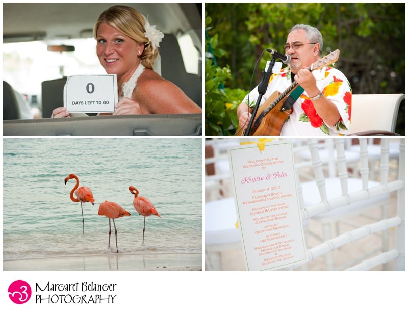 Wedding ceremony, Flamingo Beach, Aruba