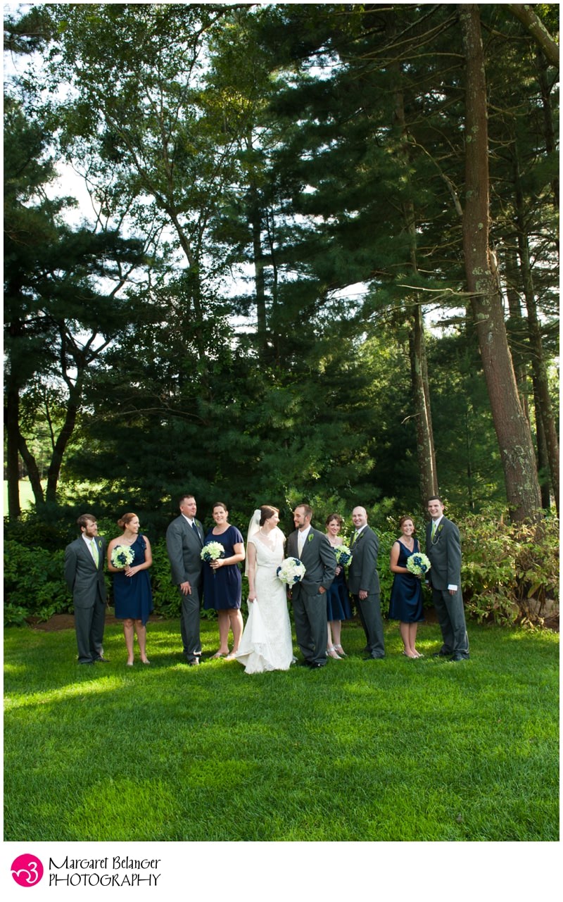 Indian Pond Country Club, portrait of the wedding party