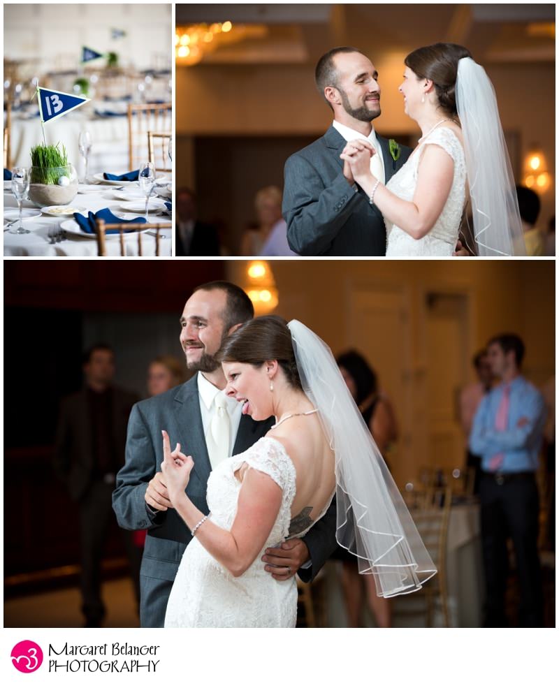 Bride and groom's first dance, Indian Pond Country Club wedding