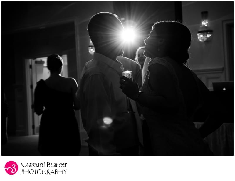 Bride and groom at the end of the night, Indian Pond Country Club