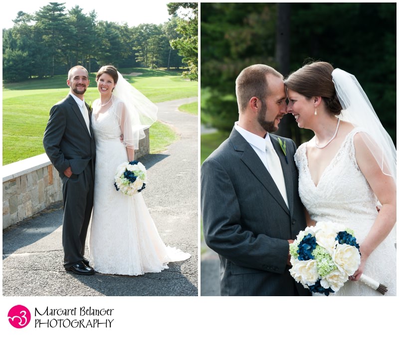 Portraits of the bride and groom, Indian Pond Country Club