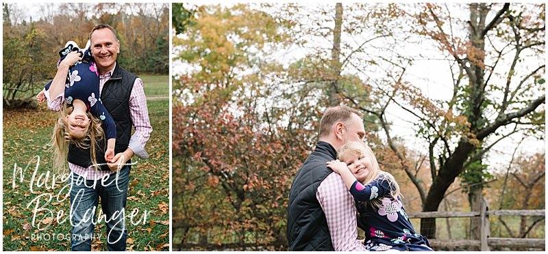 Bradley Estate fall family session, Canton, daddy and daughter