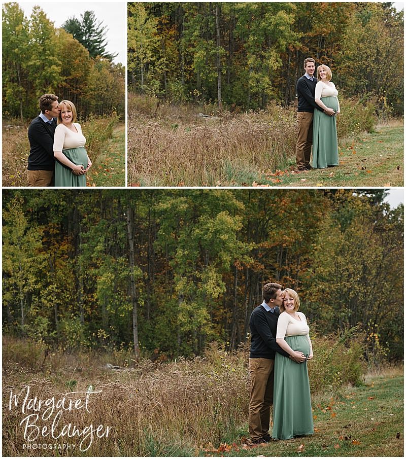 New Hampshire apple orchard maternity session