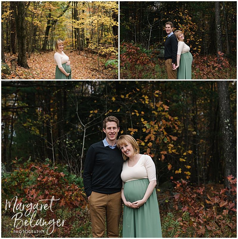 New Hampshire apple orchard maternity session