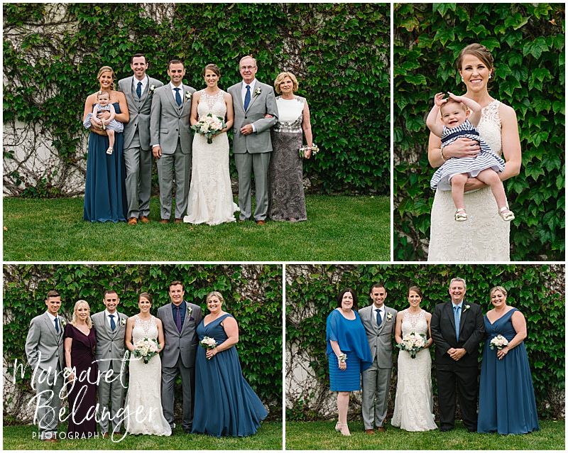 Belle Mer Newport wedding, family portraits