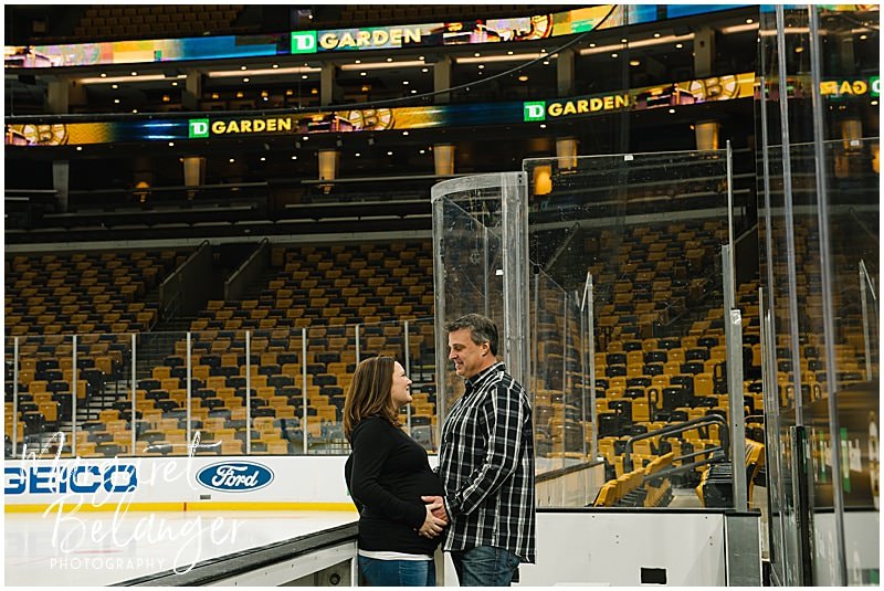 TD Garden Boston Bruins maternity session