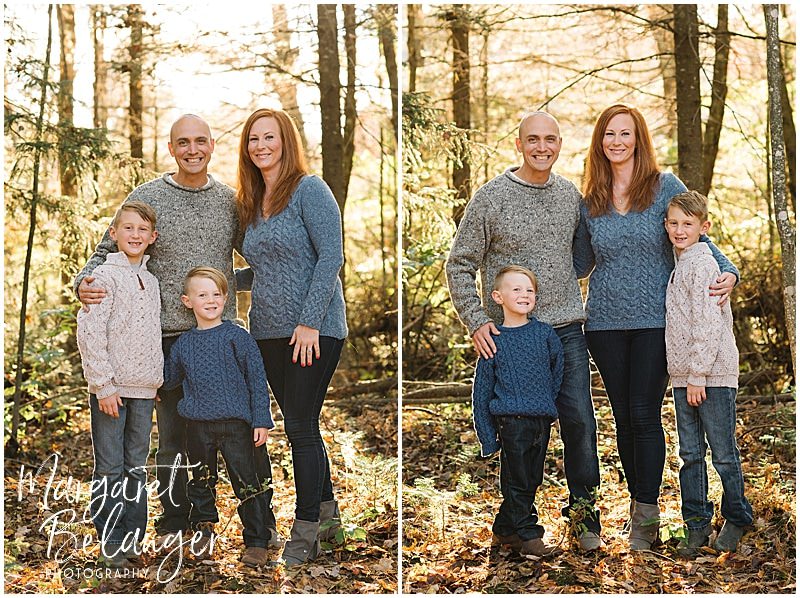 Central MA family session, family portrait