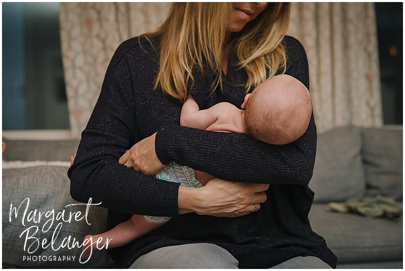 Charlestown newborn session, mom holding baby boy