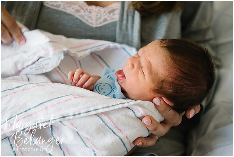 Brigham and Women's Hospital Fresh 48 newborn session